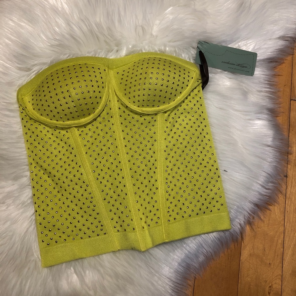 [BRAND NEW!] Studded Knit Tube Top